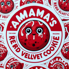 AMAZING MaMa's FRESHLY BAKED RED VELVET WHITE CHOCOLATE CHIPS 600MG